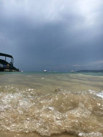 海上大风预报和海洋天气预报:受弱冷空. 来自海南气象服务